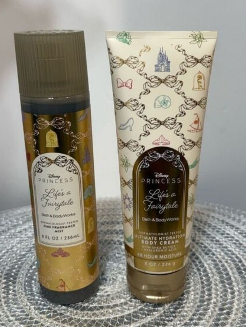 BBW Disney Princess Life's A Fairytale Fragrance Mist and Body Cream NWT